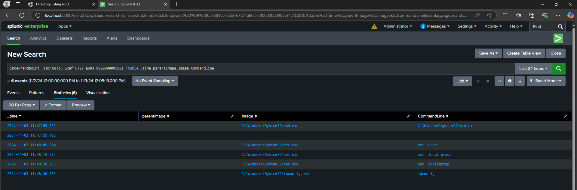 Process GUID Search and Query Structure